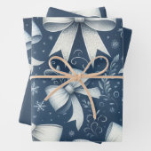 Winter Bows Inpakpapier Vel (In situ)