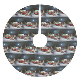 Winter Boxer Caravan Kerstavontuur Kerstboom Rok