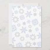 Winter Boy Invitation du 2e anniversaire (Dos)