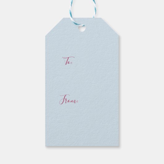 Winter Branches — Label Cadeaulabel (Achterkant)