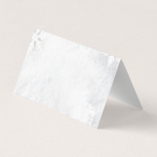 Winter Branches Lantaarn Snowflakes Dank u kaart Visitekaartjes (Achterkant)