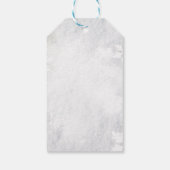 Winter Branches Lantaarn Snowflakes Wedding Cadeaulabel (Achterkant)