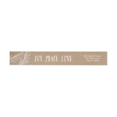 Winter Branches Wraparound Holiday Address Label (Individueel)