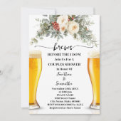 Winter Brews Before I do Couples Shower Kaart (Voorkant)