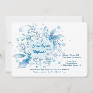 Winter Bridal Shower Kaart