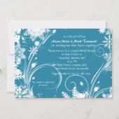 Winter Bridal Shower Kaart (Voorkant)