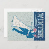 Winter Briefkaart (Voorkant / Achterkant)