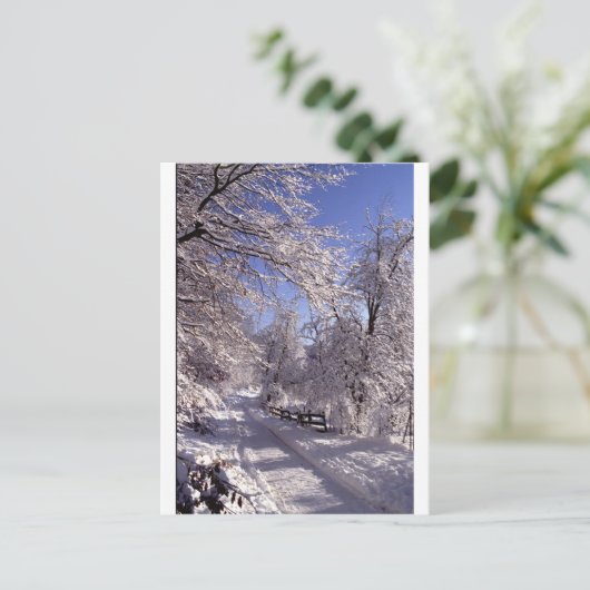 Winter Briefkaart (Staand voorkant)