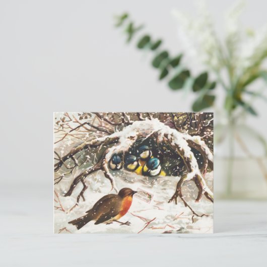  winter briefkaart (Staand voorkant)