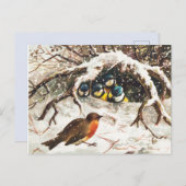  winter briefkaart (Voorkant / Achterkant)