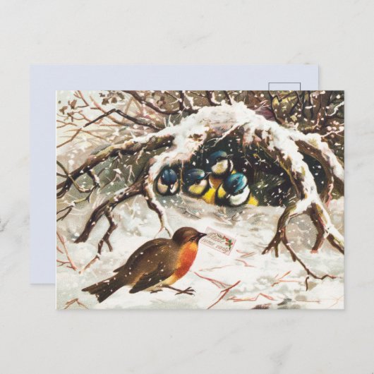  winter briefkaart (Voorkant / Achterkant)