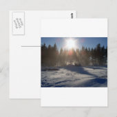 winter briefkaart (Voorkant / Achterkant)
