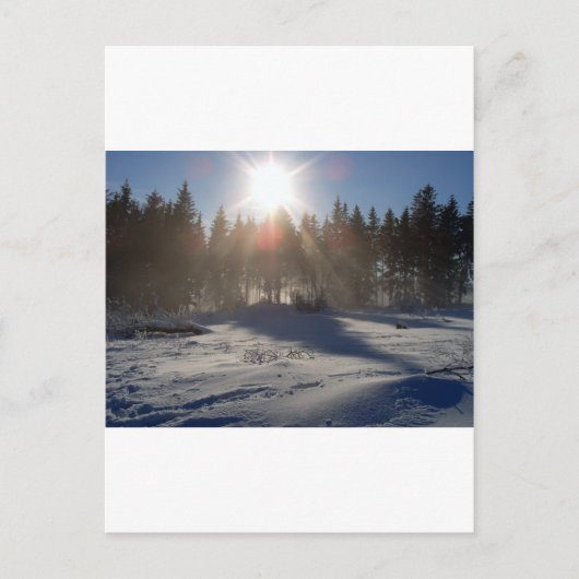winter briefkaart (Voorkant)