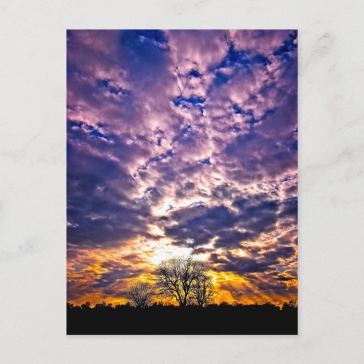 Winter-Briefkaart Briefkaart (Voorkant)