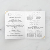 Winter bruiloft bruidsmis met foto programma (Binnen)