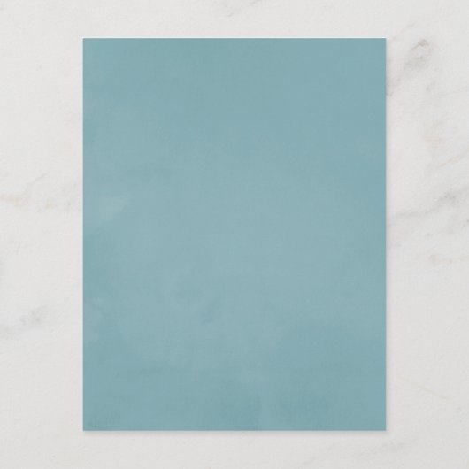 Winter Bruiloft Floral Gast Details Informatiekaartje (Achterkant)