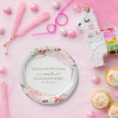 Winter bruiloft papier Bord vergulde Waterverf (Feest)