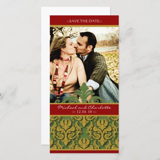 Winter Bruiloft Save the Date Bruiloft (Voorkant / Achterkant)