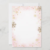 Winter Brunch en Bubble Champagne Vrijgezellenfees Kaart (Achterkant)