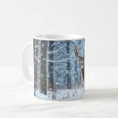 Winter Buck Coffee Mok (Voorkant links)