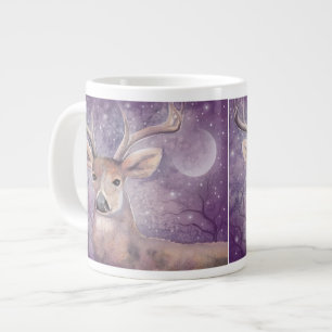 Winter Buck Wildlife Deer Art Jumbo Mok