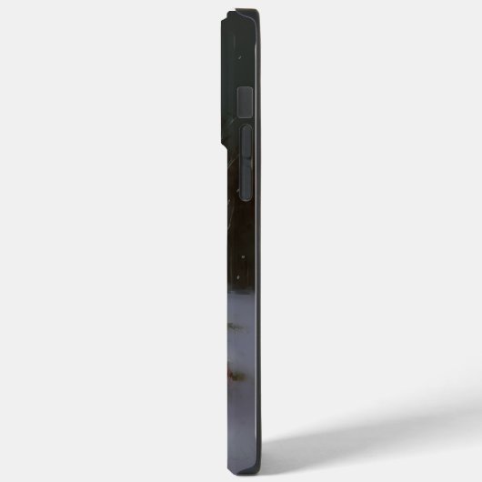 Winter Bulldog Caravan Kerstavontuur Case-Mate iPhone Case (Achterkant / Links)