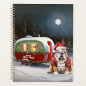 Winter Bulldog Caravan Kerstavontuur Planner (Voorkant)