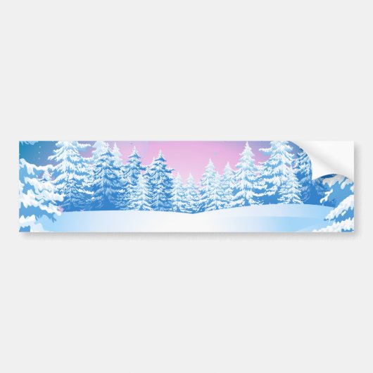 Winter Bumpersticker (Voorkant)