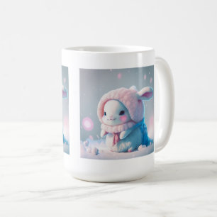 Winter Bunny Classic Mok, 15 oz Koffiemok
