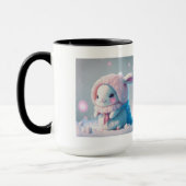 Winter Bunny Combo Mok, 15 oz Mok (Links)
