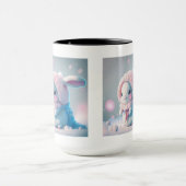 Winter Bunny Combo Mok, 15 oz Mok (Midden)