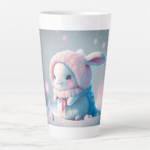 Winter Bunny Latte Mok