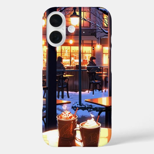 Winter Café Vibes Case-Mate iPhone Case (Achterkant)