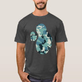 Winter Camo Pattern Paint Splat v2 T-shirt (Voorkant)