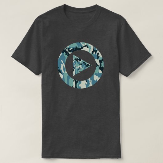 Winter Camo Pattern T-shirt (Design voorkant)