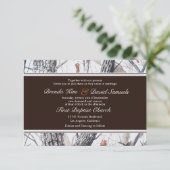 Winter Camo Wedding Kaart (Staand voorkant)