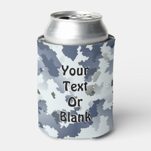 Winter Camouflage Blikjeskoeler (Blikje Voorkant)