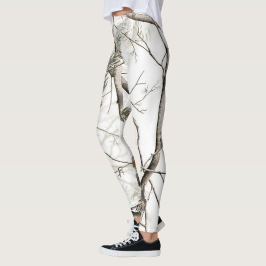 Winter Camouflage-bomen Leggings verlaten (Links)