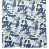 Winter Camouflage Douchegordijn (Voorkant)