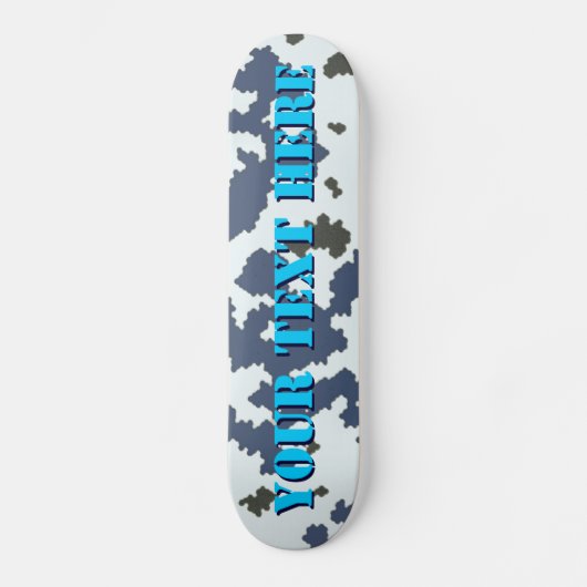 Winter Camouflage Skateboard (Voorkant)
