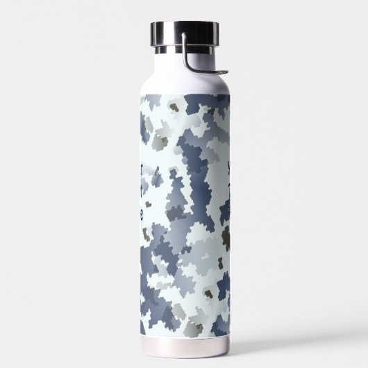 Winter Camouflage Waterfles (Links)