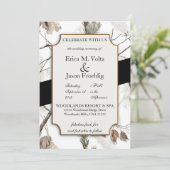 Winter Camouflage Weddenschap Kaart (Staand voorkant)