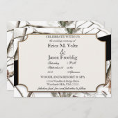 Winter Camouflage Weddenschap Kaart (Voorkant / Achterkant)