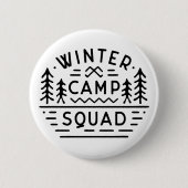 Winter camp squad bemanning matching vrienden scou ronde button 5,7 cm (Voorkant)