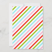 Winter candyland thema uitnodiging (Achterkant)