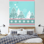 Winter Canvas Afdruk (Insitu (Slaapkamer))