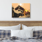 winter canvas afdruk (Insitu (Slaapkamer))