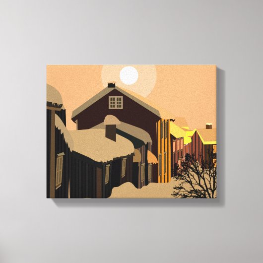 winter canvas afdruk (Voorkant)