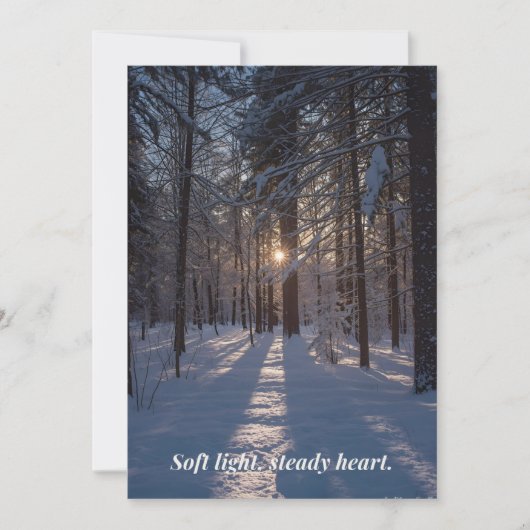 Winter Card Feestdagenkaart (Voorkant)