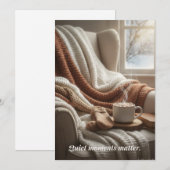 Winter Card Feestdagenkaart (Voorkant / Achterkant)